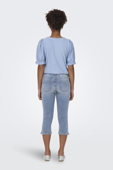 Only onlblush mw slit capri dnm pim noos